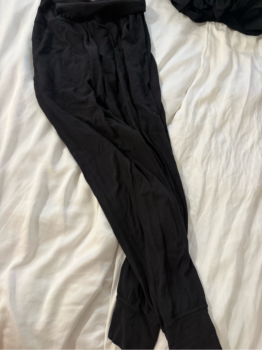 Lulu Black Slim Fit Jogger Pants